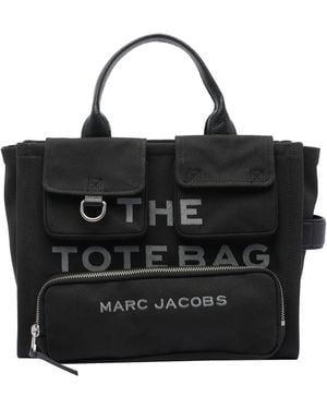 Marc Jacobs The Cargo Canvas Medium Tote Bag - Black