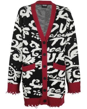 Versace Jeans Couture Maxi-Cardigan - Multicolour