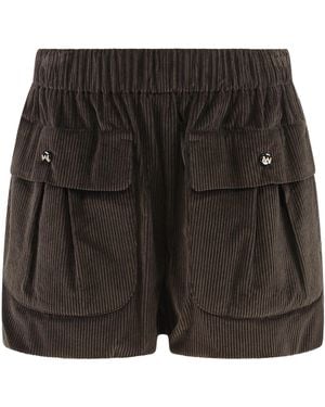 The Mannei Cotton Shorts - Black