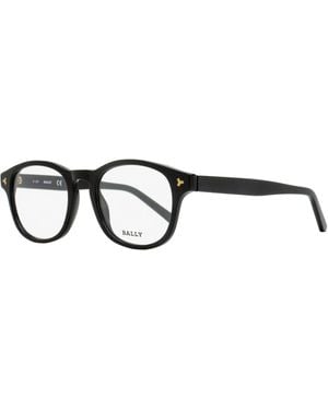 Bally Rectangular Eyeglasses By5019 001 50Mm Plastic (Acetate) - Black