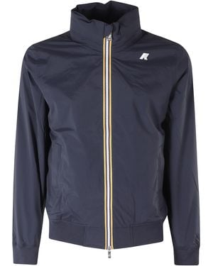 K-Way Amaury Stretch Nylon Elastam Giacca - Blue