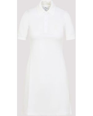 Courreges Piqué Polo Dress in Blue | Lyst