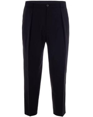 Briglia 1949 Chino Trousers Virgin Wool Polyester - Blue