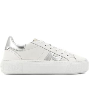 Hogan H705 Leather Trainers - White