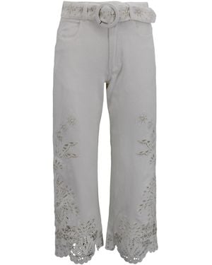 FARM Rio Boho Beauty Richelieu Trousers - Grey