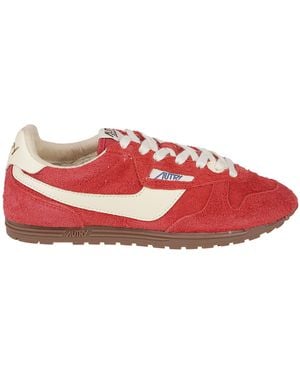 Autry Windspin Low Trainers - Red