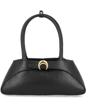 Marine Serre Aurora Baguette Bag - Black
