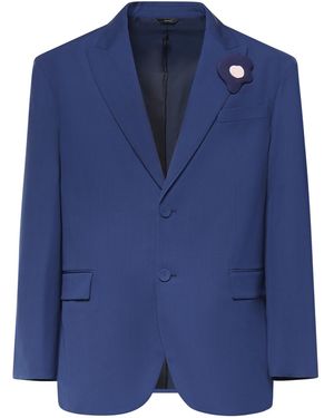 Fendi Jackets Virgin Wool - Blue
