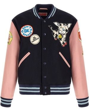 KENZO Badges' Jacket - Blue