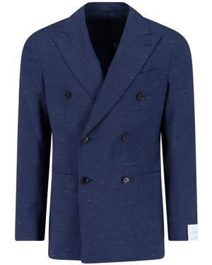 Caruso Jackets Wool - Blue
