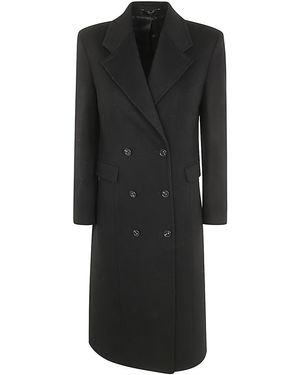 Paul Smith Double Breast Coat - Black