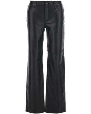 MICHAEL Michael Kors Leather Belt Loop Pants For - Black