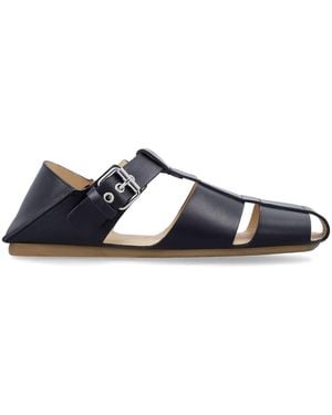 Lemaire Fisherman Slip-On Sandals - Blue