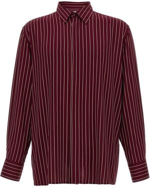 Saint Laurent Striped Shirt - Red