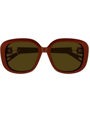 Chloé Ch0303Sk Marcie-Linea Acetato Riciclato Sunglasses - Brown