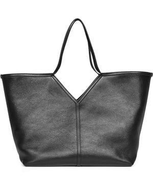 Saint Laurent Small Y Tote Bag - Black