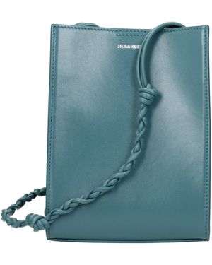 Jil Sander Leather Crossbody Bag - Green