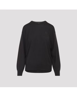 Loewe Sweater Wool Polyester - Black
