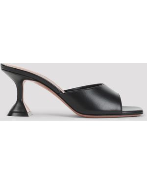 AMINA MUADDI Lupita 70 Slippers - Black