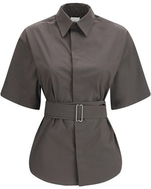 Sa Su Phi Marcella Shirt Short Sleeve - Grey
