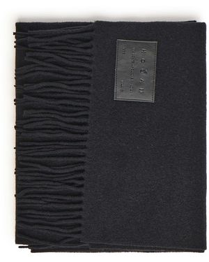 Hogan Cashmere Blend Scarf - Black