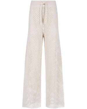 Golden Goose Straight-Leg Trousers With Tailored Fit And - White
