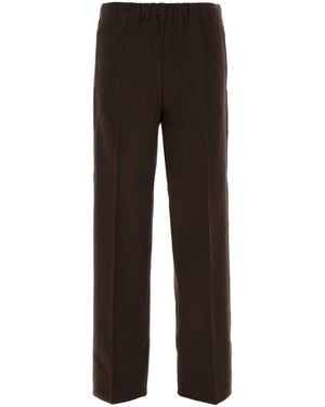 Miu Miu Stretch Viscose Blend Pant - Black