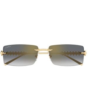 Cartier Ct0604S Clash De Metallo Sunglasses - Grey