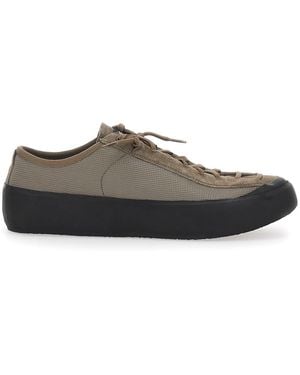 Stone Island Low-Top Suede Sneaker Rubber Sneakers - Gray