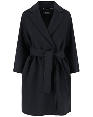 Max Mara Arona Short Coat - Black