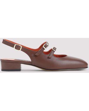 CAREL PARIS Peche Calf Sling Back Court Shoes - Pink