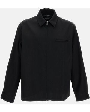 Jacquemus Shirts Virgin Wool - Black