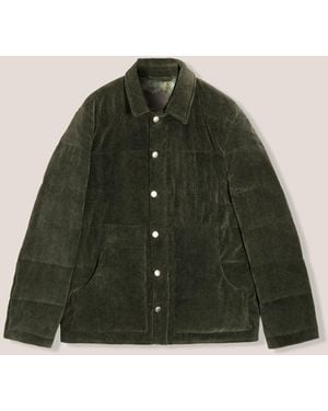 Doppiaa Aalofi Corduroy Jacket Coats - Green
