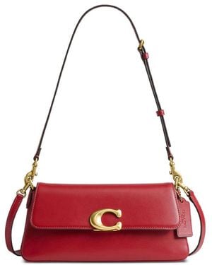 COACH Tote Bag Poppy Leather Calf - Red