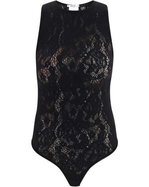 Wolford Infinite Rose Bodysuit Polyamide; Elastane Top - Black