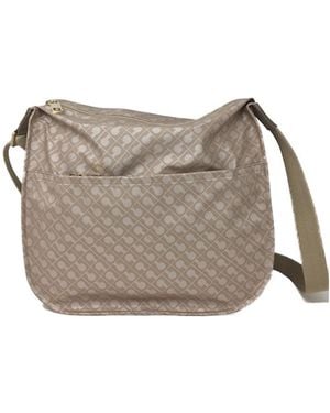 Gherardini Crossbody Satchel Leather - Gray