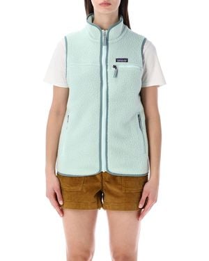 Patagonia Retro Pile Fleece Vest - Blue