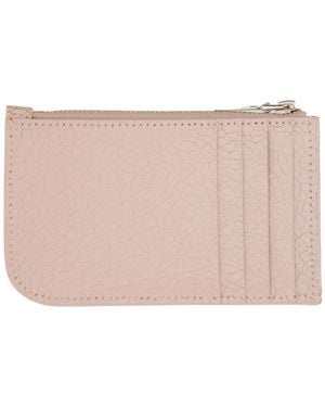 McQueen Card Holder With Logo Wallets & Purses - Pink