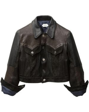 Versace Leather Jacket - Black