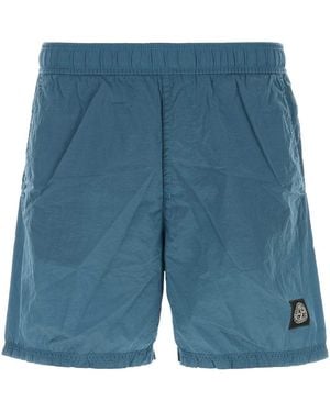 Stone Island Air Force Nylon Swimming Shorts - Blue