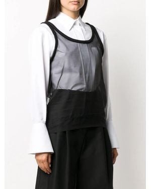 Valentino Silk Tank Top - Black