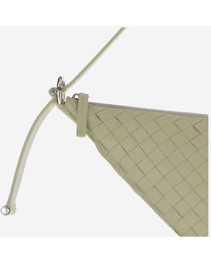 Bottega Veneta Calfskin Messenger Bag - Green