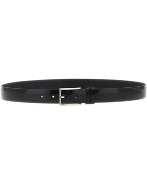 ZERBINI CLAUDIO Leather Belt - Black