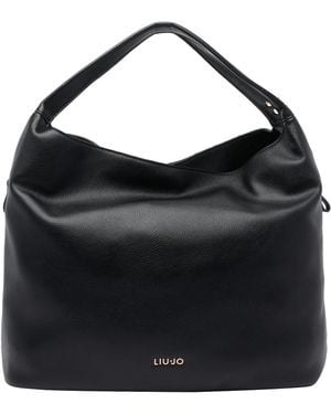 Liu Jo Logo Hobo Bag - Black