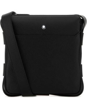 Montblanc Leather Sartorial Crossbody Bag - Black