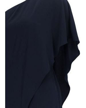 Ralph Lauren Asymmetric One-Piece Jumpsuit - Blue