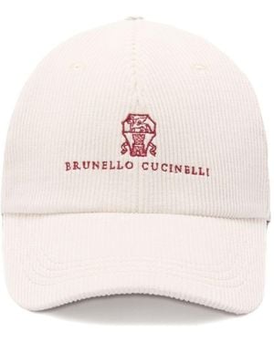 Brunello Cucinelli Logo Cotton Baseball Cap - Pink