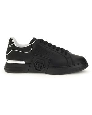 Philipp Plein Low Top Hexagon Sneakers - Black