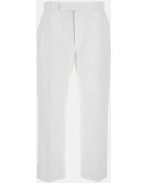 Thom Browne Utility Chino Trousers - White