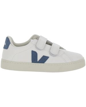 Veja Sneakers Small Esplar Leather Organic Traced Sneakers - White